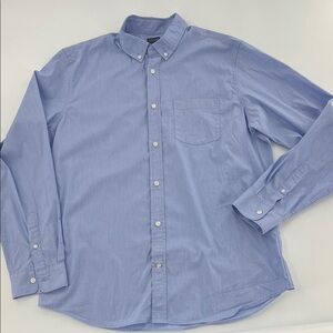 GAP Light Blue Casual Button-Down Shirt Standard Fit Office Classic clean staple